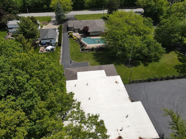 37782 N Cedar Lake Rd, Lake Villa, IL 60046 - aerial view of a pool area
