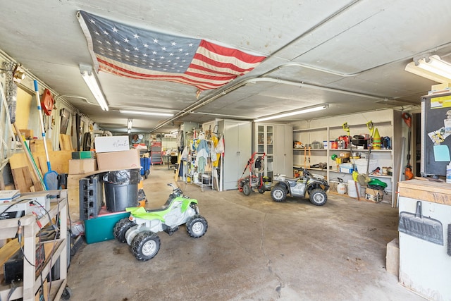 30W311 W Bartlett Rd, Bartlett, IL 60103 - garage with a workshop area