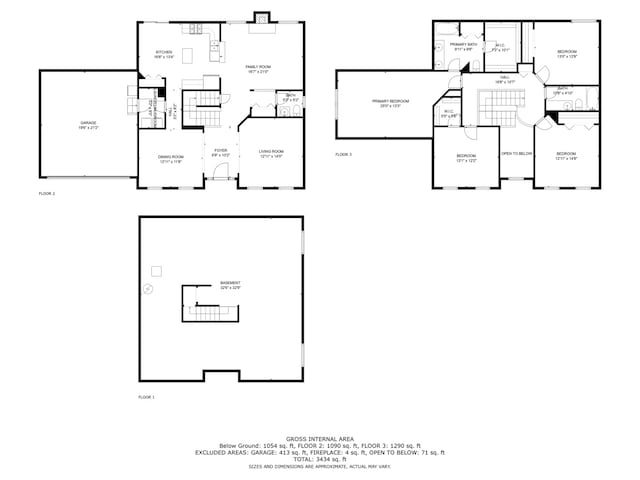 1014 Bayside Ln, Shorewood, IL 60404 - floor plan / room layout