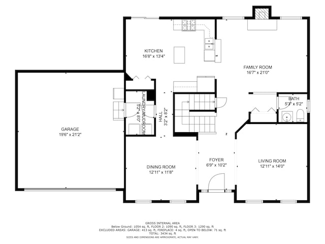 1014 Bayside Ln, Shorewood, IL 60404 - home floor plan