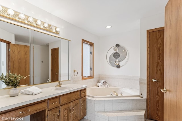 3 Lake Katherine Dr Unit 0, Palos Heights, IL 60463 - bathroom with vanity and a garden tub