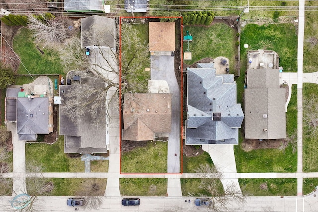 5317 Benton Ave, Downers Grove, IL 60515 - view of property location featuring property parcel outlined