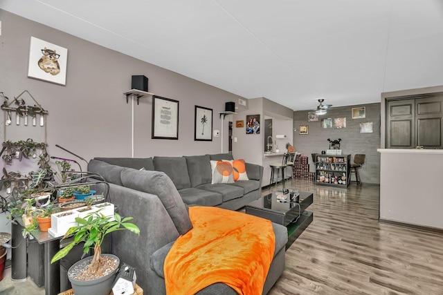 14028 Laramie Ave Unit 1719, Crestwood, IL 60418 - living area featuring wood finished floors