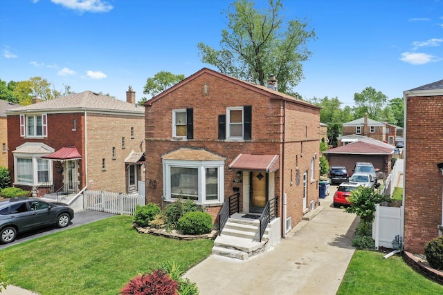 9141 S Albany Ave S, Evergreen Park, IL 60805 - view of front of house featuring brick siding and driveway