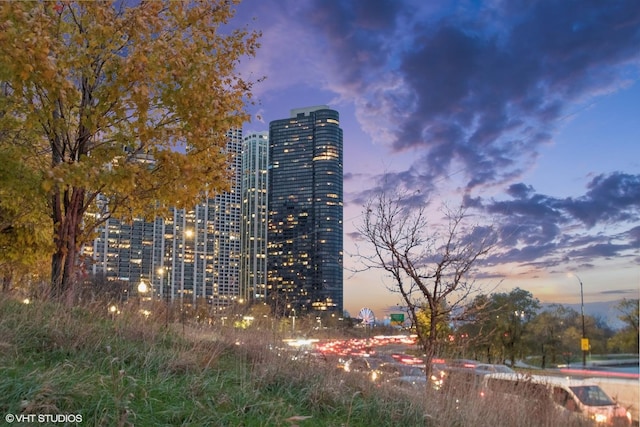 155 N Harbor Dr Unit 1103, Chicago, IL 60601 - view of property at dusk