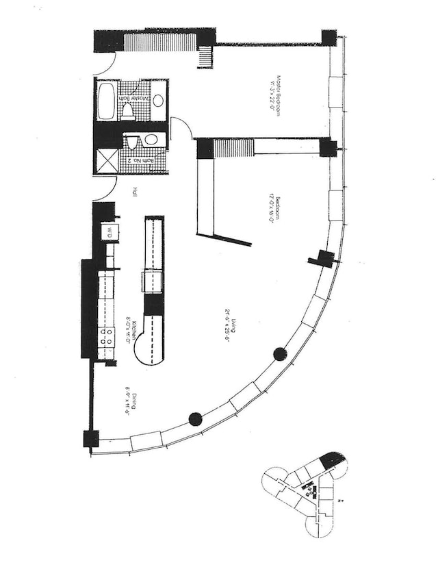 155 N Harbor Dr Unit 1103, Chicago, IL 60601 - room layout
