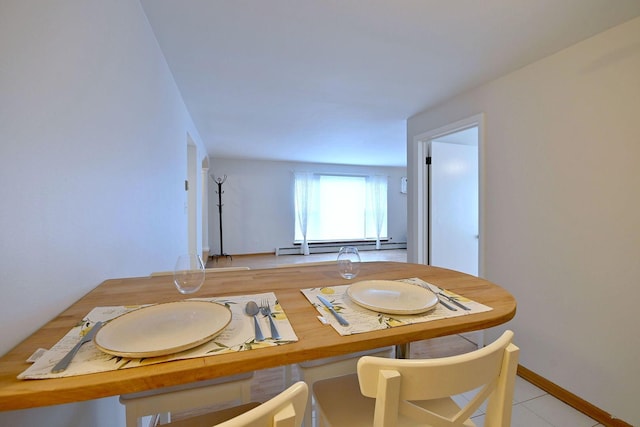 5816 N Nagle Ave Unit B, Chicago, IL 60646 - dining area with a baseboard heating unit