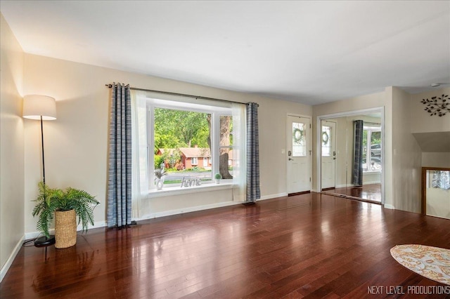 6416 W Rawson Bridge Rd W, Cary, IL 60013 - foyer featuring hardwood / wood-style flooring, plenty of natural light, and baseboards