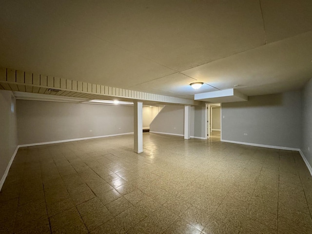 16159 Long Ave, Oak Forest, IL 60452 - finished below grade area with baseboards