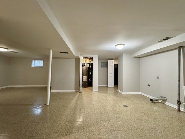 16159 Long Ave, Oak Forest, IL 60452 - basement featuring water heater and baseboards
