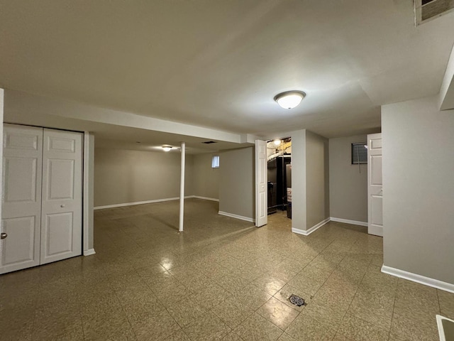 16159 Long Ave, Oak Forest, IL 60452 - finished below grade area featuring baseboards