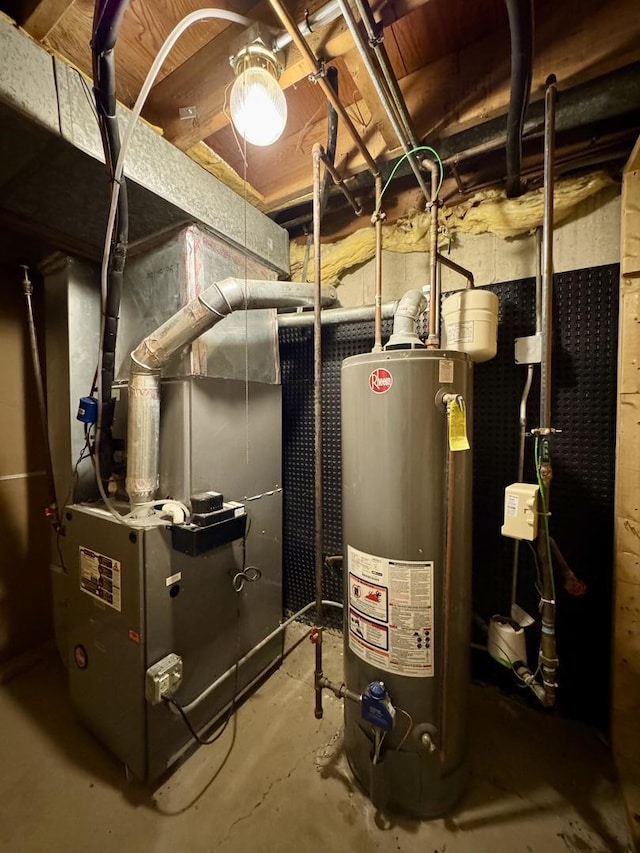 16159 Long Ave, Oak Forest, IL 60452 - utility room with gas water heater