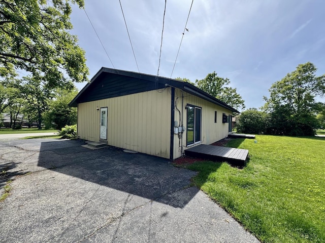 16159 Long Ave, Oak Forest, IL 60452 - view of home's exterior featuring a yard and entry steps