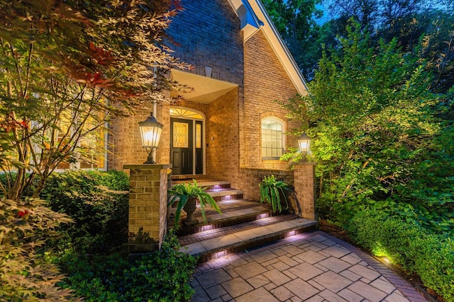 41W877 Hunters Rdg, Saint Charles, IL 60175 - view of exterior entry with brick siding