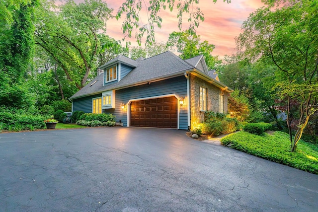 41W877 Hunters Rdg, Saint Charles, IL 60175 - view of front of house featuring an attached garage and driveway