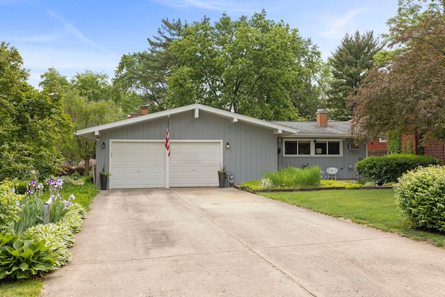 22W300 Arbor Ln, Glen Ellyn, IL 60137 - view of front of property featuring a chimney and a front yard
