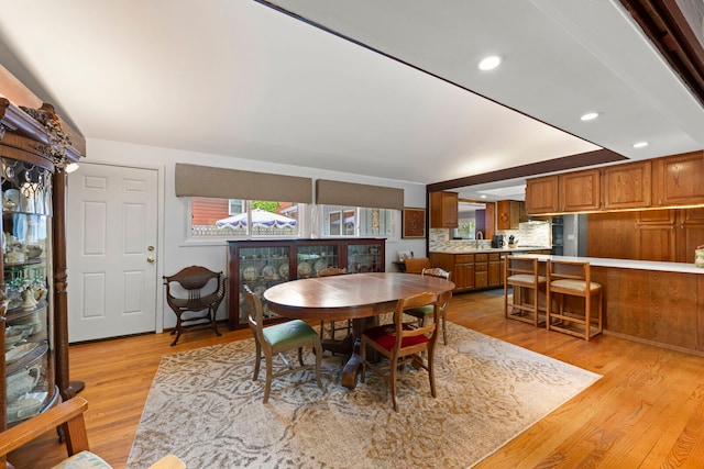 22W300 Arbor Ln, Glen Ellyn, IL 60137 - dining room with light wood finished floors and recessed lighting