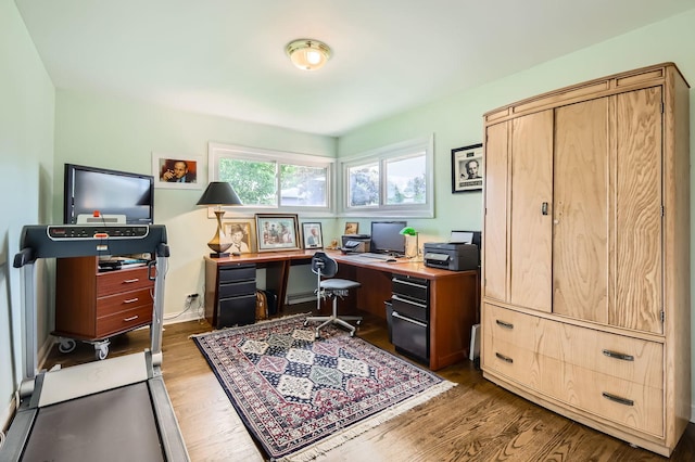 807 S Saylor Ave, Elmhurst, IL 60126 - office area featuring wood finished floors