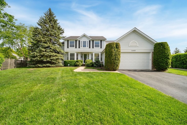 2205 Miramar Ct, Buffalo Grove, IL 60089 - colonial home with driveway and an attached garage