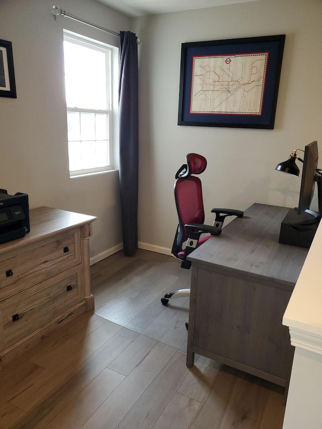 754 Westbury Dr, Cary, IL 60013 - home office featuring wood finished floors and baseboards