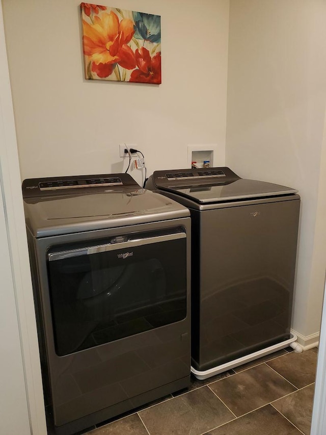 754 Westbury Dr, Cary, IL 60013 - washroom featuring washing machine and dryer and tile patterned floors