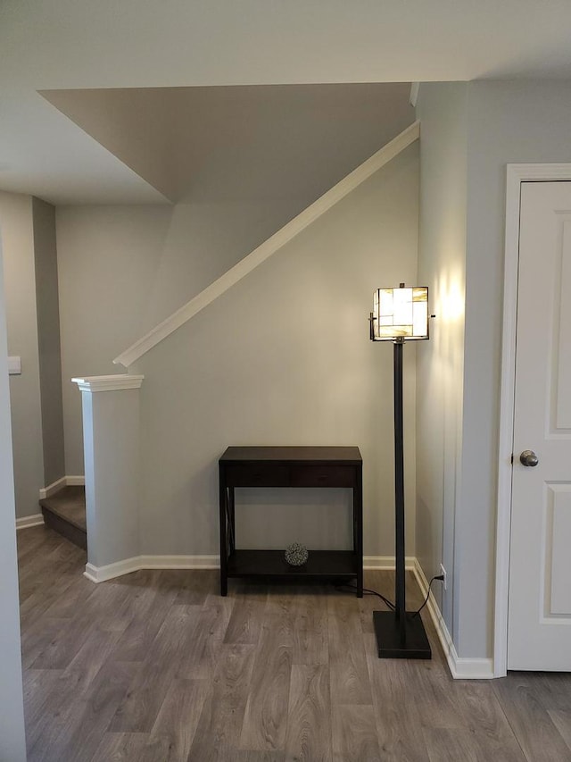 754 Westbury Dr, Cary, IL 60013 - stairway featuring wood finished floors
