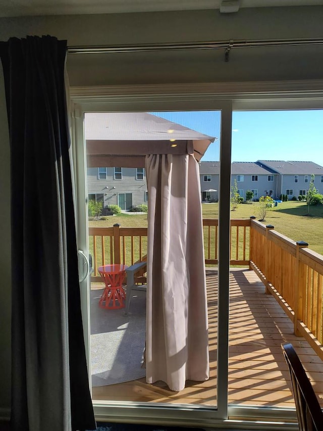 754 Westbury Dr, Cary, IL 60013 - doorway to outside with a residential view