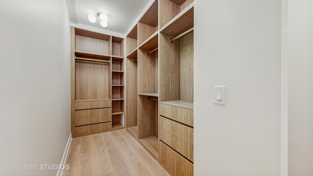 642 W Webster Ave Unit 1, Chicago, IL 60614 - walk in closet featuring light wood finished floors