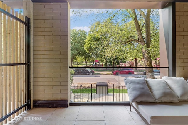 642 W Webster Ave Unit 1, Chicago, IL 60614 - doorway to outside with tile patterned flooring