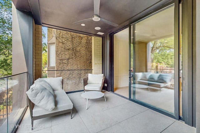 642 W Webster Ave Unit 1, Chicago, IL 60614 - patio / terrace with a ceiling fan