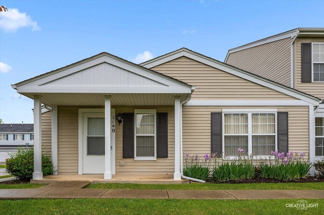 1840 Venson Ln Unit 1840, Joliet, IL 60435 - view of front facade featuring covered porch
