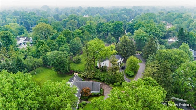 3 Woodley Mnr, Winnetka, IL 60093 - drone / aerial view of a heavily wooded area