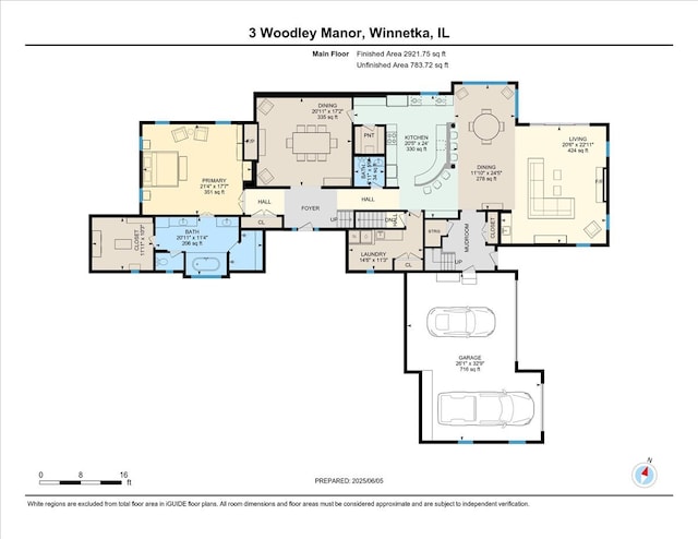 3 Woodley Mnr, Winnetka, IL 60093 - room layout