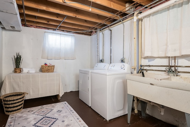1410 Barnhart Ct, Zion, IL 60099 - washroom with washer and dryer