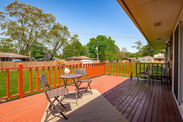 1410 Barnhart Ct, Zion, IL 60099 - view of deck