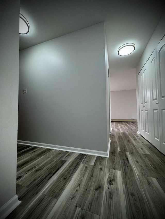 9720 S Pulaski Rd Unit 306, Oak Lawn, IL 60453 - corridor with wood finished floors and baseboards