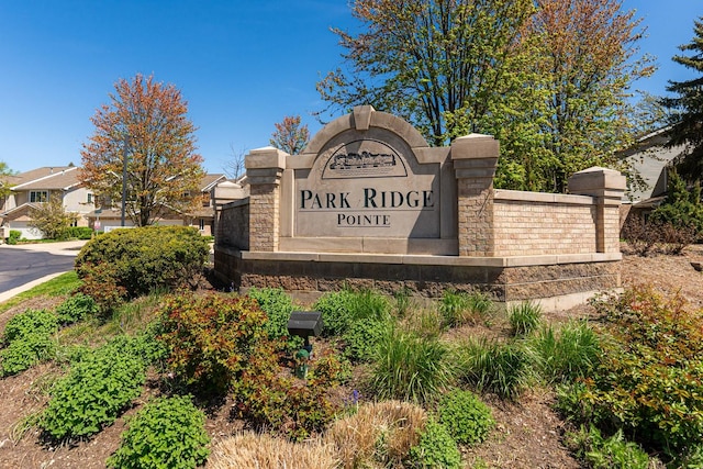 1607 Park Point, Ridge Point, Park Ridge, IL 60068 - view of community sign