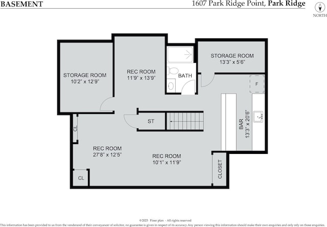 1607 Park Point, Ridge Point, Park Ridge, IL 60068 - property floor plan