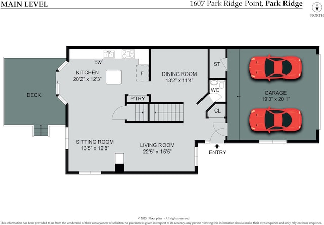 1607 Park Point, Ridge Point, Park Ridge, IL 60068 - home floor plan