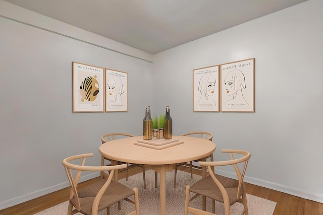 419 Glenshire Rd, Glenview, IL 60025 - dining space with baseboards and wood finished floors