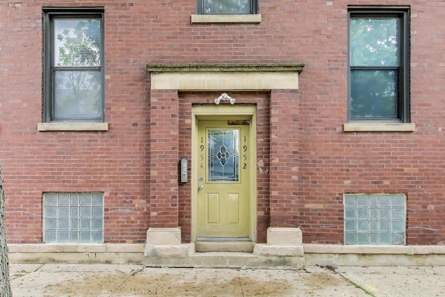 1954 W George St Unit 2, Chicago, IL 60657 - property entrance with brick siding