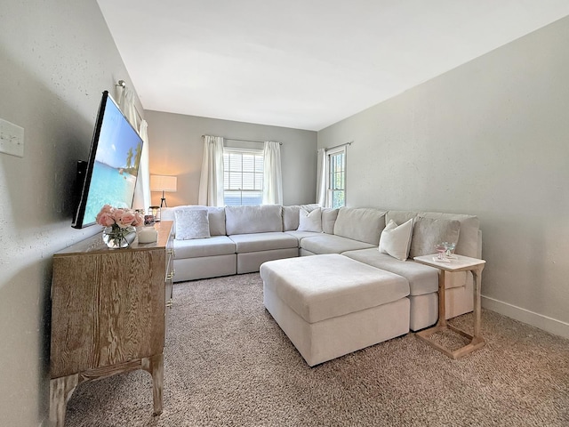 1351 W Stover St, Freeport, IL 61032 - living area featuring carpet floors and baseboards