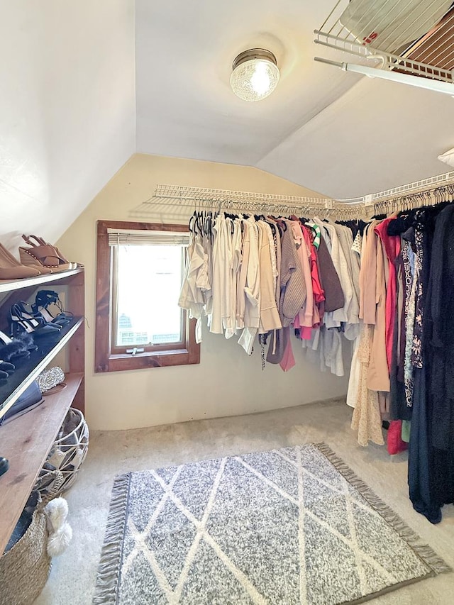 1351 W Stover St, Freeport, IL 61032 - walk in closet with carpet and lofted ceiling