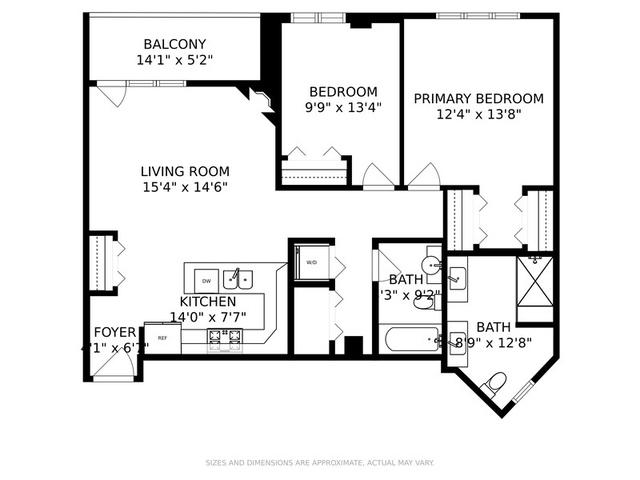 4150 N Kenmore Ave Unit 206, Chicago, IL 60613 - room layout
