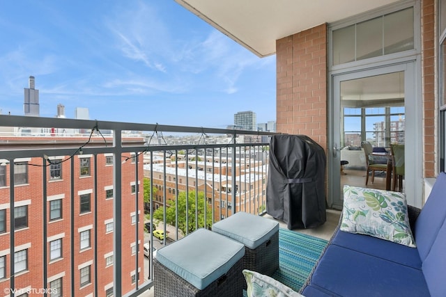 1200 W Monroe St Unit 808, Chicago, IL 60607 - balcony featuring a view of city