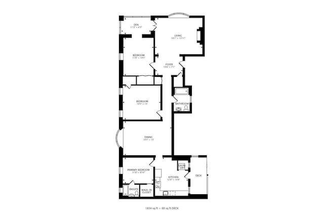 5143 S Greenwood Ave Unit 1, Chicago, IL 60615 - view of room layout