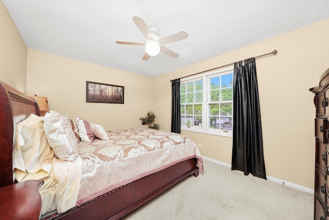 1136 S Naper Blvd, Naperville, IL 60540 - bedroom featuring carpet flooring, baseboards, and ceiling fan