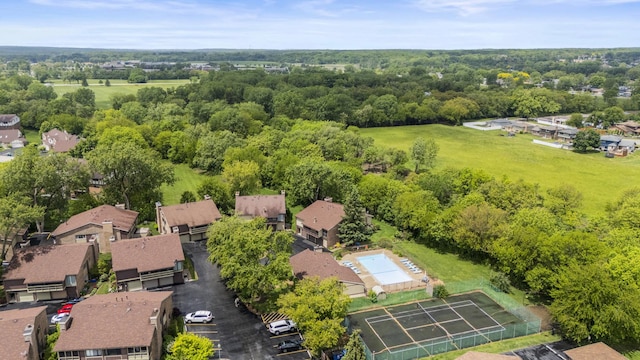 5 Cobblestone Ct Unit C, Palos Hills, IL 60465 - aerial perspective of suburban area