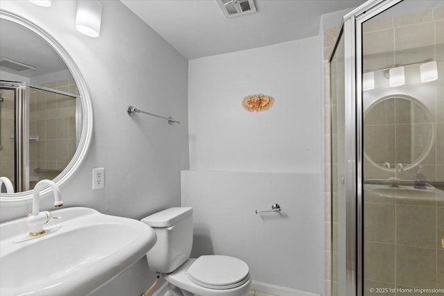 15435 Orogrande Dr, Oak Forest, IL 60452 - full bath featuring a sink, toilet, and a shower stall