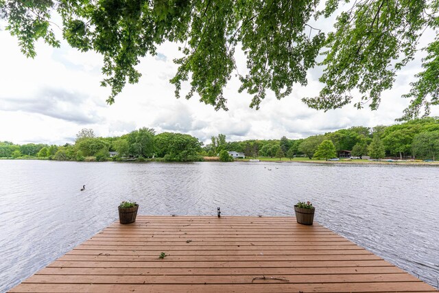 310 N Oak Ln, Dixon, IL 61021 - dock featuring a water view